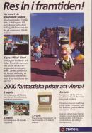 Reklam för en tävling på Statoil där man kan vinna en resa till Florida och Disney World