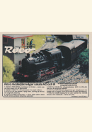 Reklam för modelljärnvägen Roco