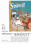 Reklam för specialnumret "Snövit" som kommer ut 15/9 1951