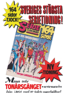 Reklam för serietidningen med namnet Serietidningen