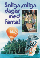 Reklam för apelsinläsken Fanta