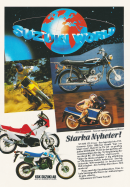Reklam för mopeder av märket Suzuki