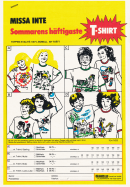 Reklam för t-shirts man kan köpa per postorder från PE-MANS AB