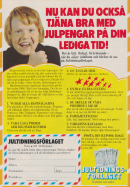 Reklam för jultidningsförsäljning med Jultidningsförlaget