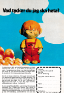 En tävling där man ska namnge maskoten åt Jaffa apelsiner