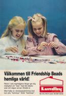 Annons för pyssel med pärlor, Friendship beads, från Lundby